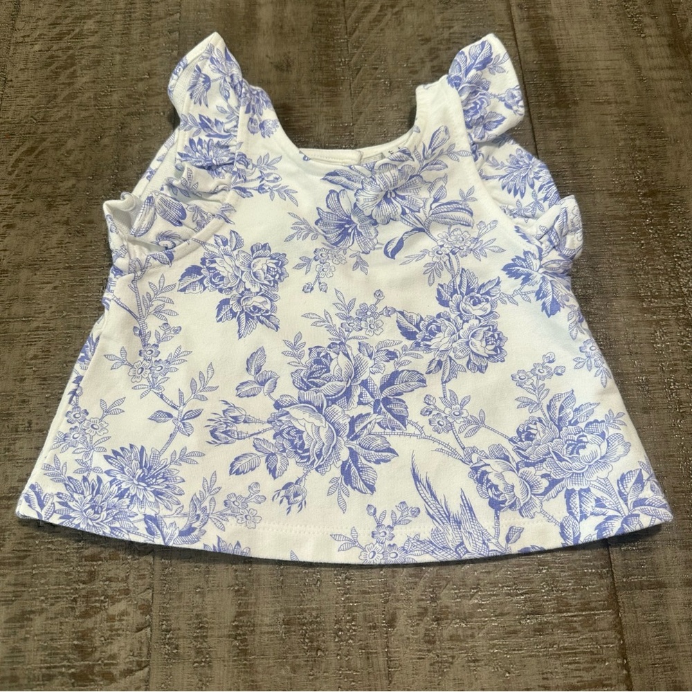 Janie and Jack floral girls top